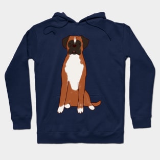 boxer dog drawing Hoodie